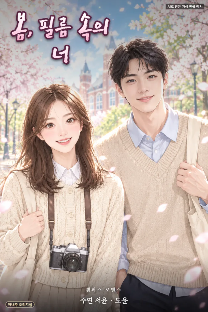 캠퍼스 학생회장 커플 프리미엄 표지 예시