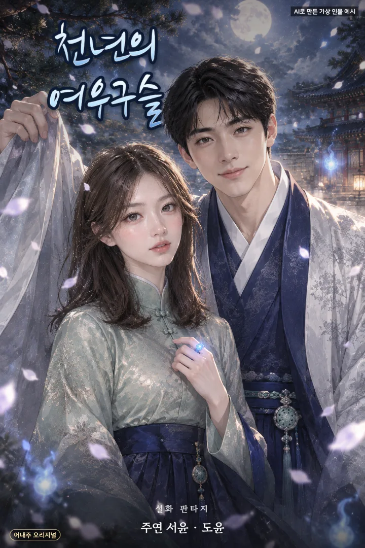 천년 구미호와의 인연 커플 프리미엄 표지 예시