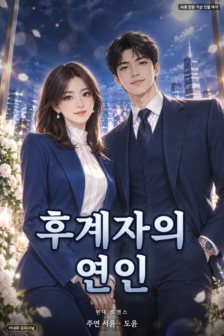 재벌 후계자 로맨스 커플 프리미엄 표지 예시