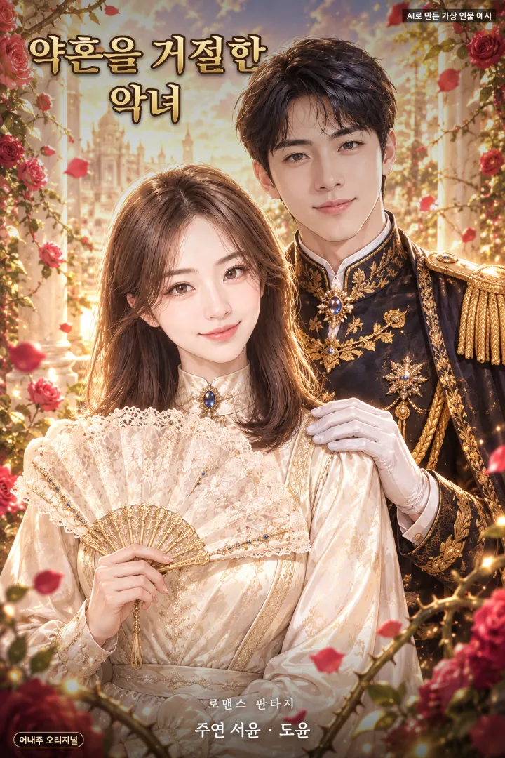 로판 악녀 표지 예시 3