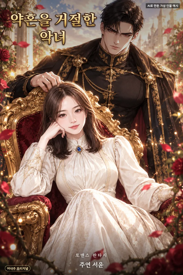 로판 악녀 표지 예시 3