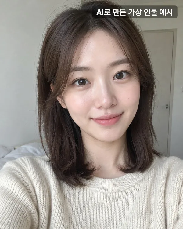 AI로 만든 가상 인물 셀카